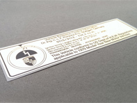 Distributiesticker voor Porsche 911E / 911S (1970) - 91100651000