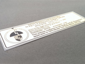 Timing Decal for Porsche 911E  / 911S (1970) - 91100651000