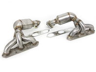 Colector de escape / Cabecera con 200 CELL CAT para Porsche Boxster 987 / Cayman DesignTek - 3606109874, 98711310407, 98711310408, 98711310410, 987113104AX, 98711310805, 987113108AX, 98711310605, 98711310606, 987113106AX, 98711310307, 98711310310, 987113103AX, 98711310705, 987113107AX, 98711310505, 98711310506, 987113105AX