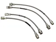 Flexibles de frein en acier inoxydable. Porsche 993 - 99335513900, 99335513901, 99335513902, 99335506002, 99335506003, 99335506004 - DHK481