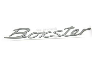 BOXSTER-Emblem aus Titan. Porsche 987 Boxster - 98755923701