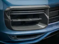 碳纤维散热器格栅盖。保时捷 9YA 卡宴涡轮增压 - 9Y0807795041, 9Y0807796041 - EC-LR033-CBN