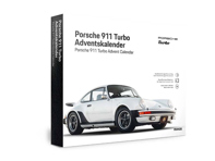 Porsche 911 Turbo in 1:43 scale model in White, Advent Calendar