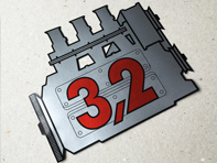 Rear Window 3.2L Engine Sticker for Porsche 911 - 91170110200