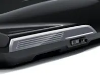 Vervangbare zijbladen voor dakkoffer Porsche Performance, in Dolomietzilver metallic. Porsche 991/992 - 9Y0044871, 9Y0044870, 9Y0044871A, 9Y0044871B, 9Y0044871C