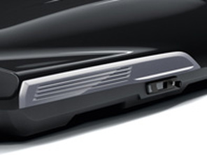 Replaceable side blades for Porsche Performance roof box, in Dolomite Silver Metallic. Porsche 991 / 992 - 9Y0044871, 9Y0044870, 9Y0044871A, 9Y0044871B, 9Y0044871C