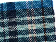 保时捷经典面料 KARO 蓝色马德拉斯 - P9111473