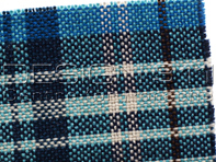 Porsche Classic Fabric KARO Blue Madras - P9111473