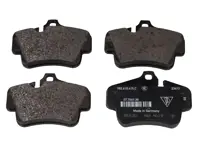 后刹车片。保时捷 997 / 996 / Boxster / Cayman 配备陶瓷 (PCCB) 制动盘 - 982698451C, 99735294800, 99635294701, 99635294700