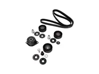 Full Pulley & Belt Kit - Tensioner, Idlers & Drive Belt - for Porsche 996 Carrera (Manual Without Air Conditioning) 1998-2005 - 99610226050, 99710226000, 99710211800, 99610212552, 99610212553, 99610236550, 99610211958, 99610212752, 99610212754, 99610211756, 99610211757, 99610215165, 99610215167