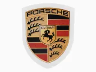 Adhesivo con el escudo de Porsche