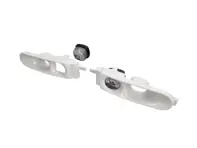 带位置灯组的前部空气管道。保时捷 993 - 99363198000, 99363198001, 94463190500, 99363108100, 99363108200