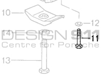 Gearbox Support Bearing Bracket Hexagon-Head Bolt Washer. Porsche 993 C4 / 993 C4S / 993 Turbo MANUAL - 90007507309