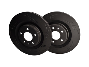 Bremsscheibe hinten, Ø: 330 mm. Porsche Macan MK1 2.0L / 3.0L Benzin / Diesel / GTS & MK2 ab 2019, Schwarzlack Z, hinten - 95B615601A, 95B615601G, 100.3358.53 - 100.3358.53