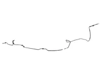 Pressure line for hydraulic anti roll bar. Porsche 957 Cayenne