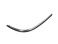 Achterbumperhoek smal rubber en sierlijst. Porsche 911 1965-68 - 90150504300, 90150504302, 9453, 9455 - 1684400306