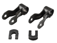 Fork and clamp set for front stabilizer bar. Porsche 356 A / B / C - 64441606, 64441061 - 1640550310