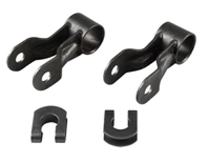Fork and clamp set for front stabilizer bar. Porsche 356 A / B / C - 64441606, 64441061 - 1640550310