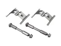 Brake pad pin kit, Front. Porsche 987 Boxster / 987 Cayman / 996 / 997 - 99635195930