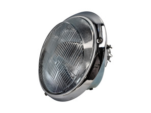 Jante de phare chromée. Porsche 911 / 964 (type sans nivellement) LHD CARS - 91163111300, 911.631.113.00 - EP092824, 1695100100