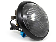 Kit conversione faro LED RHD con riflettore cromato e lenti H4. Porsche 911/964 - 91163111200, 90163110101, 91163111202