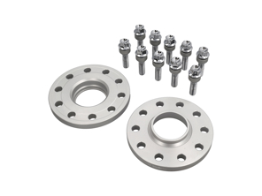 Wheel Spacers 15mm for Porsche 5/130 stud Pattern with long bolts *DesignTek - 3608000115, 3608100018
