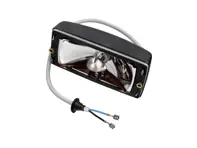 Fog lamp unit Front, without glass. Porsche 911 1984-89 - 91163120300, 91163120400, PCG631205N