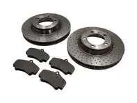 FRONT Brake Pads and Brake Disc Package. Porsche 997 C2S /C4S - 99635140501, 99635140601, 99635140502, 99635140602, 99635194913