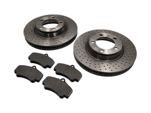 FRONT Brake Pads and Brake Disc Package. Porsche 997 C2S /C4S - 99635140501, 99635140601, 99635140502, 99635140602, 99635194913