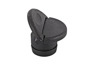 Chiusura di sicurezza per rivestimento vano motore, nero satinato. Porsche 986 / 987.1 / 987.2 Boxster 1997-2012 - 9865513390001C