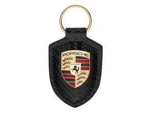 Porsche Crest Key Ring – 25Y Porsche Carrera GT, Black. - WAP0500620T0WS