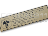 Adesivo Fasatura del motore. Porsche 911 T/E/S - 91100651100