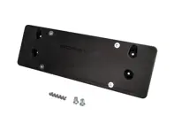 Kennzeichenhalter vorn, Mattschwarz. Porsche 982 Boxster / 982C Cayman GTS - 982807813NOK1