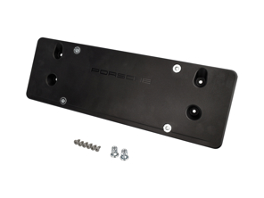 Front Number Plate Holder, Matt Black. Porsche 982 Boxster / 982C Cayman GTS - 982807813NOK1