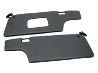 Sonnenblenden-Kit links und rechts. Porsche 911 1969-89 Coupé RHD - 91173133002, 1689800210, 911798032, 91173103208, 91173103129, 1689800216, PCG73103202, PCG73103102, 91173103102, 96473103100CA9, 91173103202, 96473103200CA9