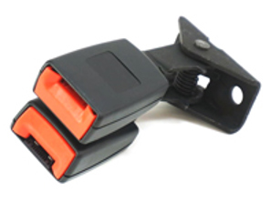 Hebilla del cinturón de seguridad trasero. Porsche 957 Cayena - 95580305511HCP, 95580305510HCP, 95580305500HCP, 95580305411HCP, 95580305410HCP, 95580305400HCP