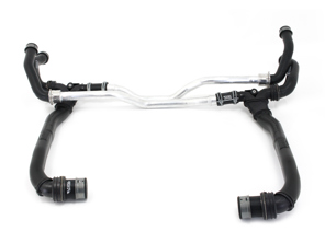 Vervangingsset voor radiatorleidingen. Porsche 987 / 987C / 997 Carrera - 99710672803, 99710662403, 99710662303, 99710662703, 99710672307, 99710672003, 99710671103, 99710675104, 99710675204, 99710655103