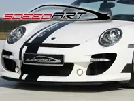 Paraurti anteriore con labbro inferiore e condotto dell'aria SpeedArt BTR-XL. Porsche 997Turbo
