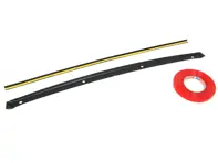 前保险杠密封条。保时捷 993 - 9935051430170B, 993.505.143.01.70B, 99350534300, 9935054990170B, 9999115574A