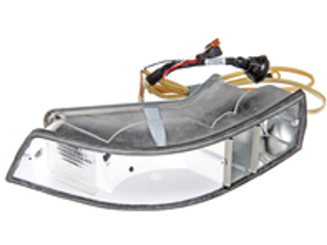 Boîtier de l'unité d'indicateur, arrière. Porsche 911 1969-89 - 91163193900, 91163194000, 91163140333, 91163140433