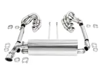 Sistema di scarico sportivo CARGRAPHIC GT per carrozzeria posteriore, con set collettore ID42 GT, senza riscaldamento, terminale di scarico sinistro - 96411104504, 96411104605, 96411104502, 96421103905, 96421103932, 96421104004