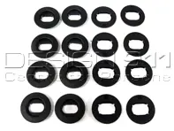 Vloermatten Bevestigingsset. Porsche 955 Cayenne 2004-06 - 95504480264, 955044802648B2, 955044802648C3, 955044802648D4, 955044802648E5