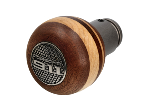 Schaltknauf aus Mahagoni- und Ahornholz. Porsche 964 / 993 / 996 / 997 - 99342407500/2, 99642407500, 96442407505, 96442407502, 99642407501, 99742407500, 99742407501