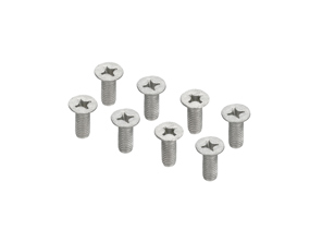 Remschijfbevestigingsschroeven SET VAN 8 voor Porsche met 5 mm fabrieksafstandhouders - 90026910601, 90026910609