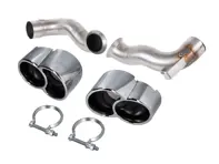 Conversione terminale di scarico per paraurti posteriore Porsche 996 Turbo - 99611135102, 99611135202, 99611110800, 3606409601, 99611135103, 99611135203
