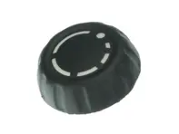 Draaiknop LINKS voor Radiobediening. Porsche 987.1 Boxster / 987C.1 Cayman / 997.1 - 95564295100, 99764220100A05, 99764220101A05