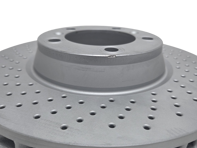 DAMAGED Brake Disc Rotor Standard Coat Z FRONT LEFT. Porsche 996 / 997 / 991.2 / 992.1 / 718 Boxster / Cayman - 99635140904