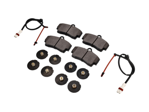 Kit pastiglie freno POSTERIORI, sensori, spessori Porsche Boxster 986 S 3.2L Brembo - 98635293911, 98661236501, 99635208600, 99635208602