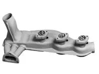 Uitlaatwarmtewisselaars, zacht staal. Porsche 930 Turbo 1975-89 - 91.103, 91.103S, 1623103600, 1623103800, 93021102103, 93021103301, 93021103304 - 1623103600