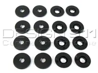 Vloermatten Bevestigingsset. Porsche 955 Cayenne 2003 - 95504480064, 955044800648B2, 955044800648C3, 955044800648D4, 955044800648E5